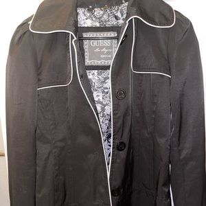 Vintage Guess Trench with interior design